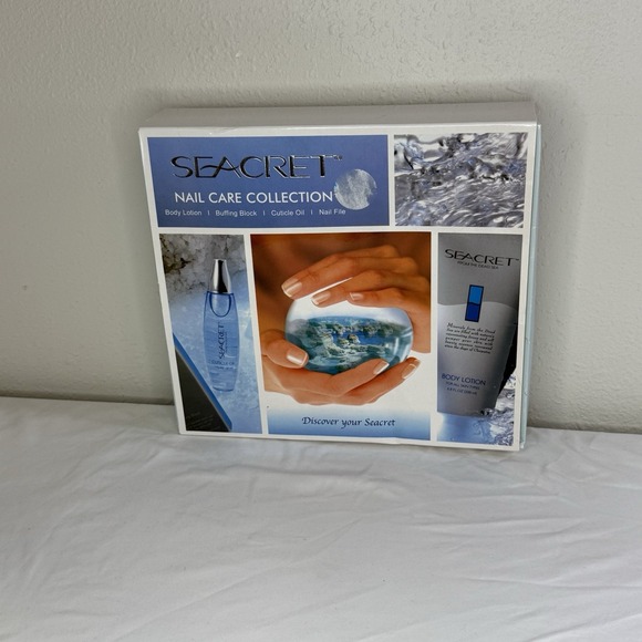 SEACRET Nail Care Collection Kit: Cucumber & Melon / 4-Piece Spa Set (NEW) - Picture 8 of 10